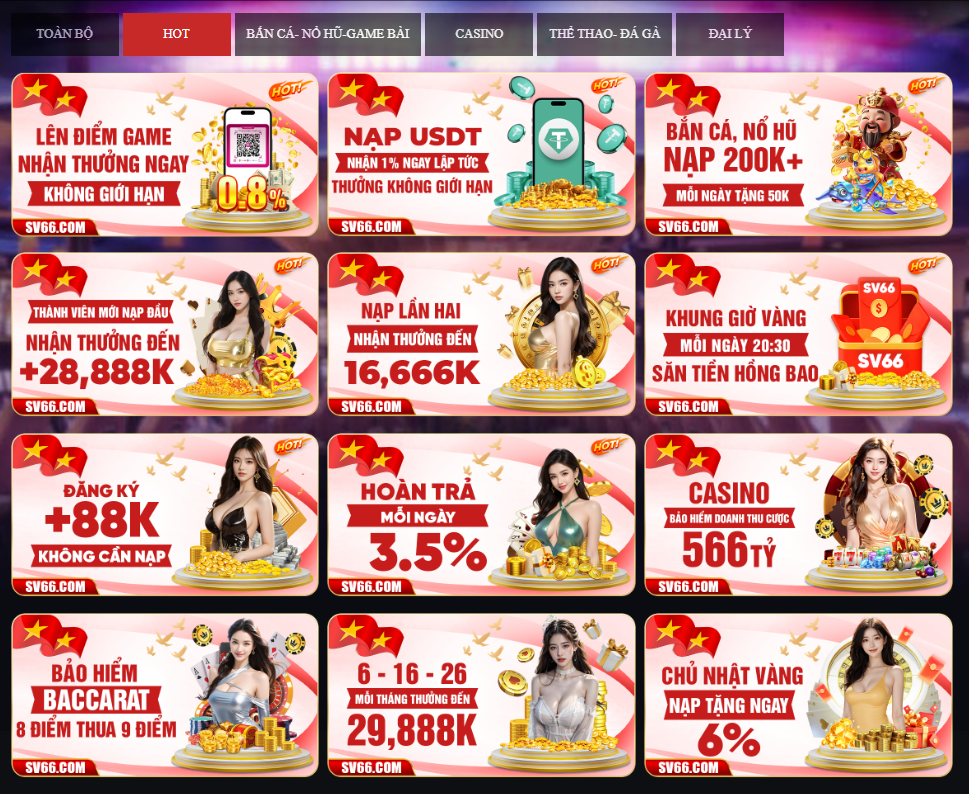 Chương trình khuyến mãi cho tân thủ SV66