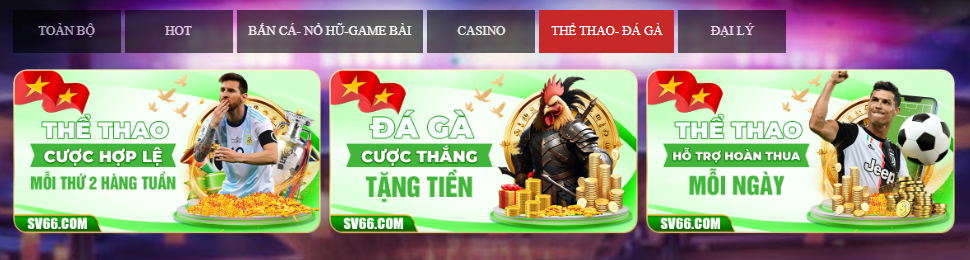 Chuyên mục thể thao SV66 có những khuyến mãi gì?