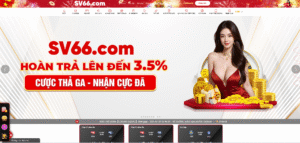 Giao diện SV66 đẹp mắt